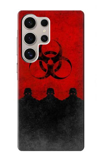 W2917 Biohazards Virus Red Alert Case Cover Custodia e Flip Case per Samsung Galaxy S24 Ultra