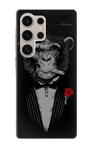 W3167 Funny Monkey God Father Case Cover Custodia e Flip Case per Samsung Galaxy S24 Ultra