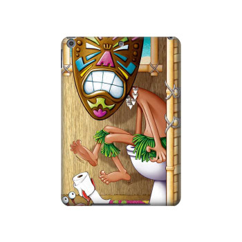 W1702 Tiki Man Toilet Tablet Case Cover Custodia per iPad 10.2 (2021,2020,2019), iPad 9 8 7