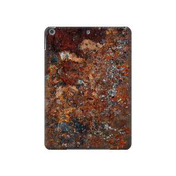 W2714 Rust Steel Texture Graphic Printed Tablet Case Cover Custodia per iPad 10.2 (2021,2020,2019), iPad 9 8 7