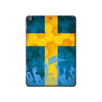 W2990 Sweden Football Soccer Tablet Case Cover Custodia per iPad 10.2 (2021,2020,2019), iPad 9 8 7