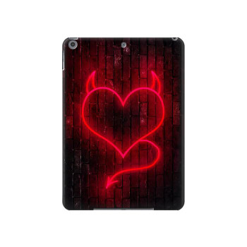 W3682 Devil Heart Tablet Case Cover Custodia per iPad 10.2 (2021,2020,2019), iPad 9 8 7