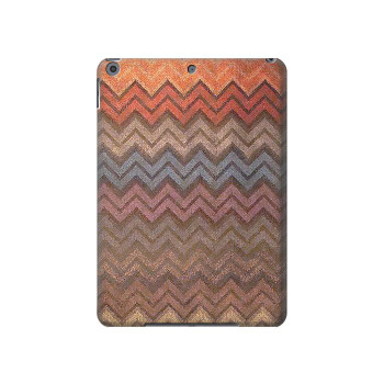 W3752 Zigzag Fabric Pattern Graphic Printed Tablet Case Cover Custodia per iPad 10.2 (2021,2020,2019), iPad 9 8 7