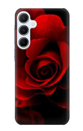W2898 Red Rose Case Cover Custodia e Flip Case per Samsung Galaxy A55 5G W2898 Red Rose Case Cover Custodia e Flip Case per Samsung Galaxy A55 5G