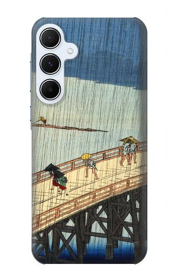 W3347 Utagawa Hiroshige Sudden shower Case Cover Custodia e Flip Case per Samsung Galaxy A55 5G W3347 Utagawa Hiroshige Sudden shower Case Cover Custodia e Flip Case per Samsung Galaxy A55 5G