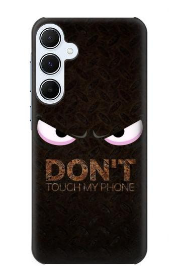 W3412 Do Not Touch My Phone Case Cover Custodia e Flip Case per Samsung Galaxy A55 5G
