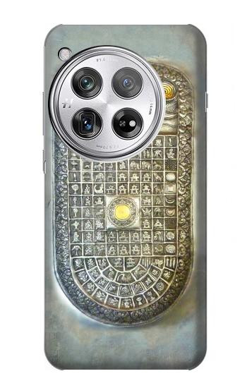 W1484 Buddha Footprint Case Cover Custodia e Flip Case per OnePlus 12