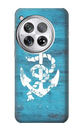 W3053 Marine Anchor Blue Case Cover Custodia e Flip Case per OnePlus 12