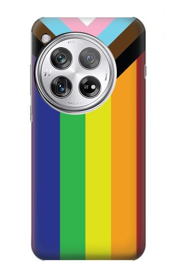 W3846 Pride Flag LGBT Case Cover Custodia e Flip Case per OnePlus 12