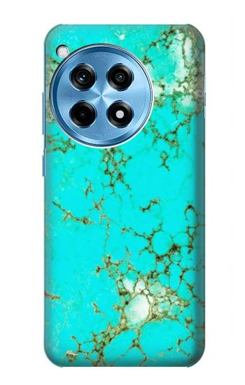 W2377 Turquoise Gemstone Texture Graphic Printed Case Cover Custodia e Flip Case per OnePlus 12R
