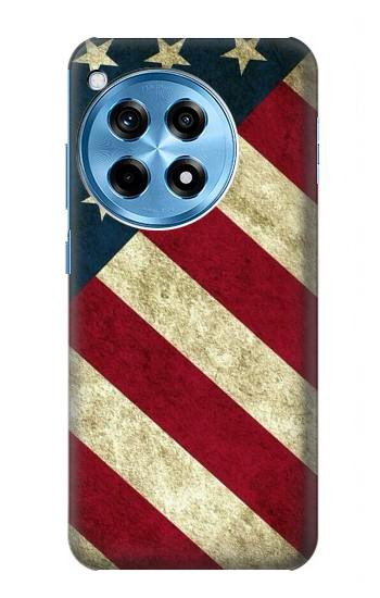 W3295 US National Flag Case Cover Custodia e Flip Case per OnePlus 12R