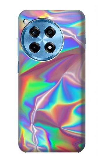 W3597 Holographic Photo Printed Case Cover Custodia e Flip Case per OnePlus 12R