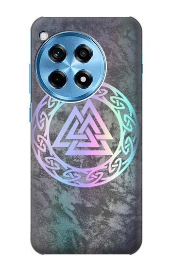W3833 Valknut Odin Wotans Knot Hrungnir Heart Case Cover Custodia e Flip Case per OnePlus 12R