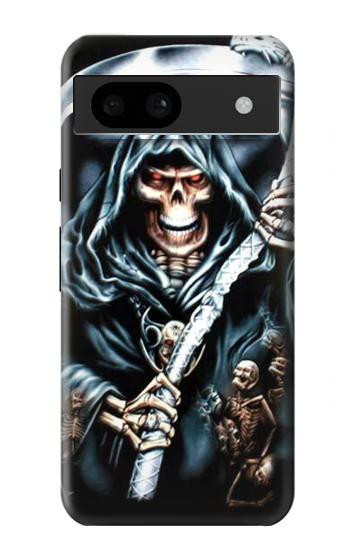 W0295 Grim Reaper Case Cover Custodia e Flip Case per Google Pixel 8a
