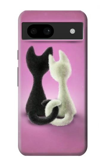 W1832 Love Cat Case Cover Custodia e Flip Case per Google Pixel 8a