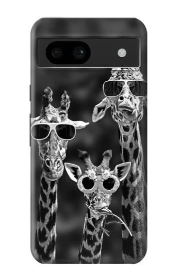 W2327 Giraffes With Sunglasses Case Cover Custodia e Flip Case per Google Pixel 8a