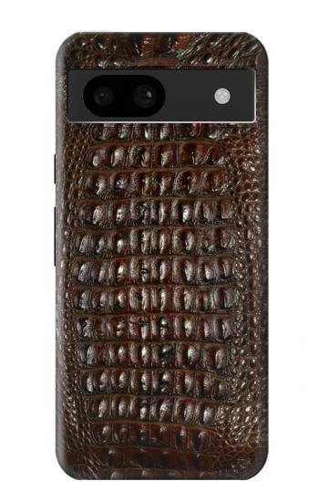 W2850 Brown Skin Alligator Graphic Printed Case Cover Custodia e Flip Case per Google Pixel 8a