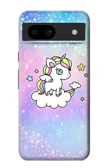 W3256 Cute Unicorn Cartoon Case Cover Custodia e Flip Case per Google Pixel 8a