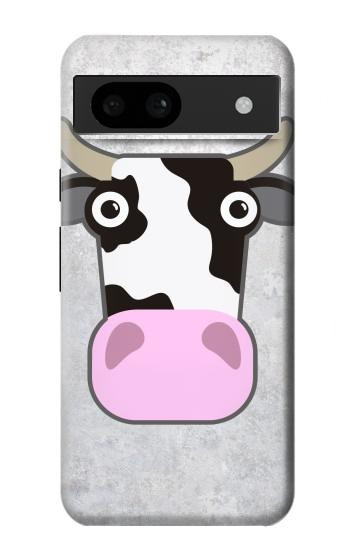 W3257 Cow Cartoon Case Cover Custodia e Flip Case per Google Pixel 8a