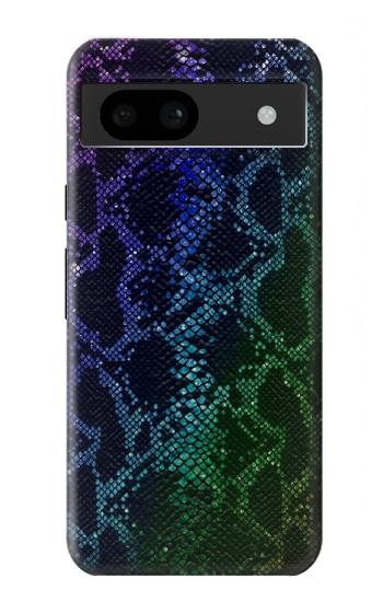 W3366 Rainbow Python Skin Graphic Print Case Cover Custodia e Flip Case per Google Pixel 8a