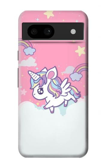 W3518 Unicorn Cartoon Case Cover Custodia e Flip Case per Google Pixel 8a