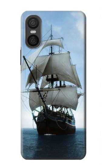 W1096 Sailing Ship in an Ocean Case Cover Custodia e Flip Case per Sony Xperia 10 VI