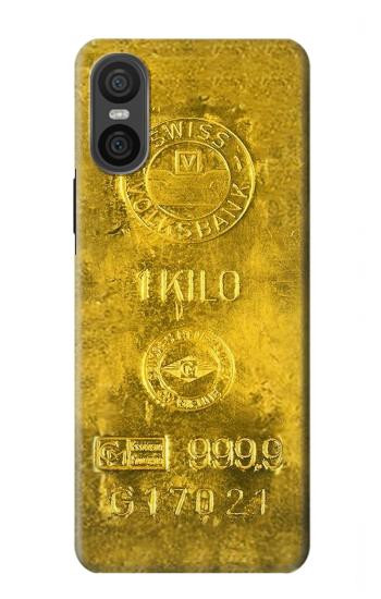 W2618 One Kilo Gold Bar Case Cover Custodia e Flip Case per Sony Xperia 10 VI