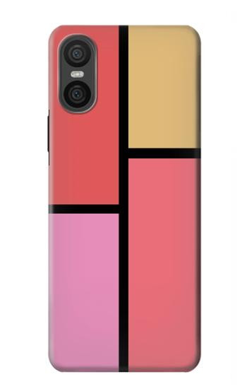W2795 Cheek Palette Color Case Cover Custodia e Flip Case per Sony Xperia 10 VI