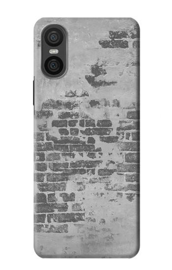 W3093 Old Brick Wall Case Cover Custodia e Flip Case per Sony Xperia 10 VI
