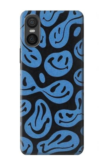 W3679 Cute Ghost Pattern Case Cover Custodia e Flip Case per Sony Xperia 10 VI