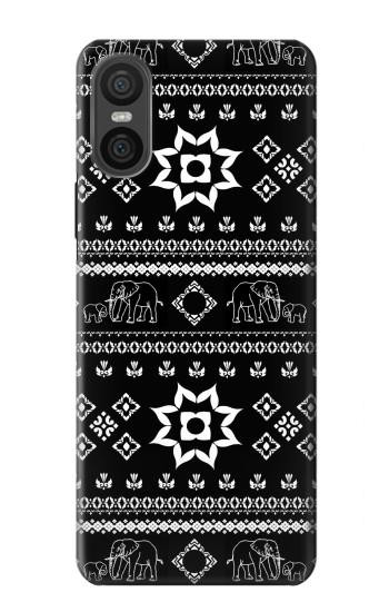W3932 Elephant Pants Pattern Case Cover Custodia e Flip Case per Sony Xperia 10 VI