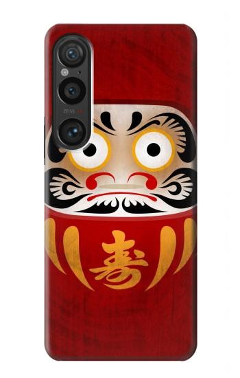 W3023 Japan Good Luck Daruma Doll Case Cover Custodia e Flip Case per Sony Xperia 1 VI