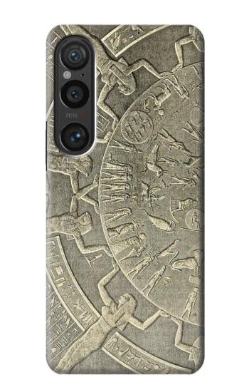 W3396 Dendera Zodiac Ancient Egypt Case Cover Custodia e Flip Case per Sony Xperia 1 VI