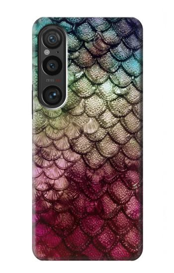 W3539 Mermaid Fish Scale Case Cover Custodia e Flip Case per Sony Xperia 1 VI