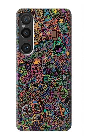 W3815 Psychedelic Art Case Cover Custodia e Flip Case per Sony Xperia 1 VI
