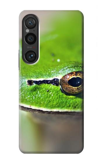 W3845 Green frog Case Cover Custodia e Flip Case per Sony Xperia 1 VI