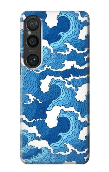 W3901 Aesthetic Storm Ocean Waves Case Cover Custodia e Flip Case per Sony Xperia 1 VI