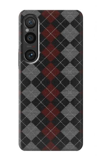W3907 Sweater Texture Case Cover Custodia e Flip Case per Sony Xperia 1 VI