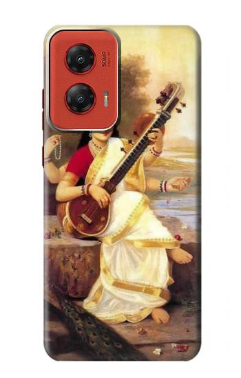 W1420 Saraswati Hindu Goddess Case Cover Custodia e Flip Case per Motorola Moto G Stylus 5G (2024)