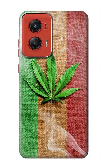 W2109 Smoke Reggae Rasta Flag Case Cover Custodia e Flip Case per Motorola Moto G Stylus 5G (2024)