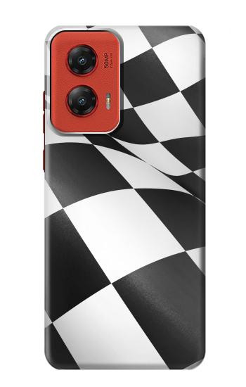 W2408 Checkered Winner Flag Case Cover Custodia e Flip Case per Motorola Moto G Stylus 5G (2024)