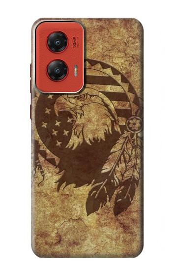 W3378 Native American Case Cover Custodia e Flip Case per Motorola Moto G Stylus 5G (2024)