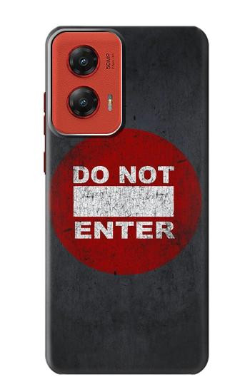 W3683 Do Not Enter Case Cover Custodia e Flip Case per Motorola Moto G Stylus 5G (2024)