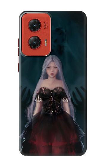 W3847 Lilith Devil Bride Gothic Girl Skull Grim Reaper Case Cover Custodia e Flip Case per Motorola Moto G Stylus 5G (2024)