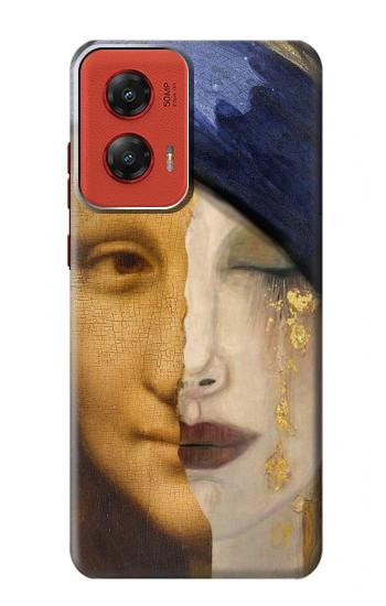 W3853 Mona Lisa Gustav Klimt Vermeer Case Cover Custodia e Flip Case per Motorola Moto G Stylus 5G (2024)