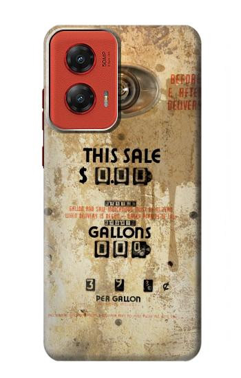 W3954 Vintage Gas Pump Case Cover Custodia e Flip Case per Motorola Moto G Stylus 5G (2024)