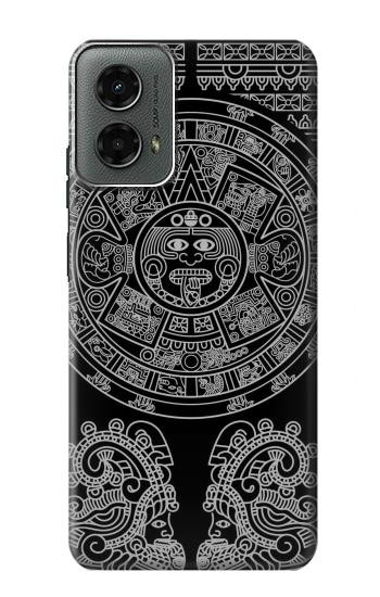 W1838 Mayan Pattern Case Cover Custodia e Flip Case per Motorola Moto G 5G (2024)