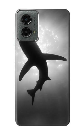 W2367 Shark Monochrome Case Cover Custodia e Flip Case per Motorola Moto G 5G (2024)