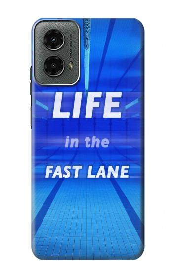 W3136 Life in the Fast Lane Swimming Pool Case Cover Custodia e Flip Case per Motorola Moto G 5G (2024)