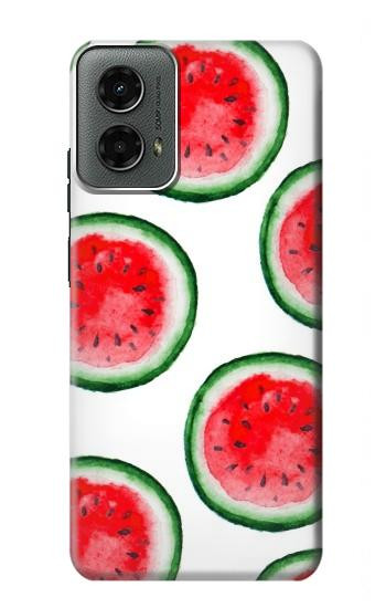 W3236 Watermelon Pattern Case Cover Custodia e Flip Case per Motorola Moto G 5G (2024)
